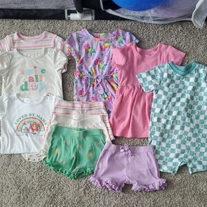 Garanimals Pink and Purple Matching Sets Vibrant and Fun